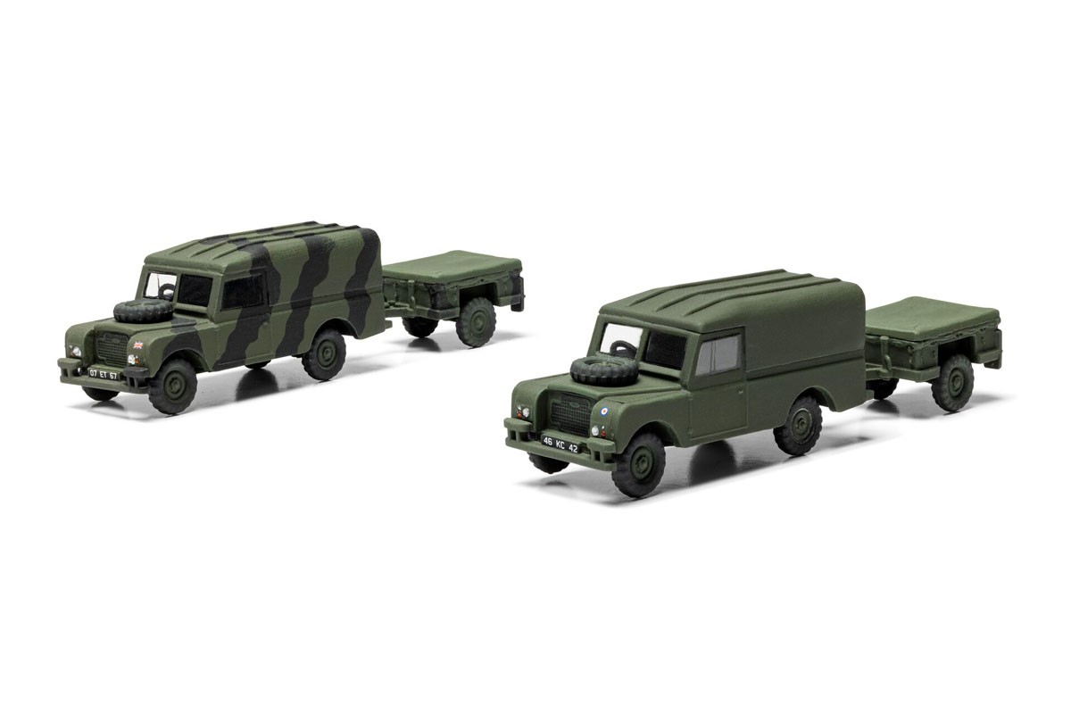 Airfix LWB 랜드로버 (하드탑) & 트레일러 (프라모델) 이미지 3