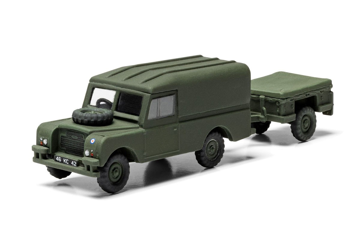Airfix LWB 랜드로버 (하드탑) & 트레일러 (프라모델) 이미지 6