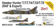 Mark I Models Hawker Hunter T.7/T.7A/T.53/T.70 (RAF & Export) Umbausatz (für Revell/Mark I) (Plastikmodell) Bild 1