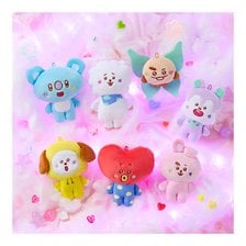 Bandai BT21 Fuwa Fuwa Mascot 4 (Set of 10) (Shokugan) image 1