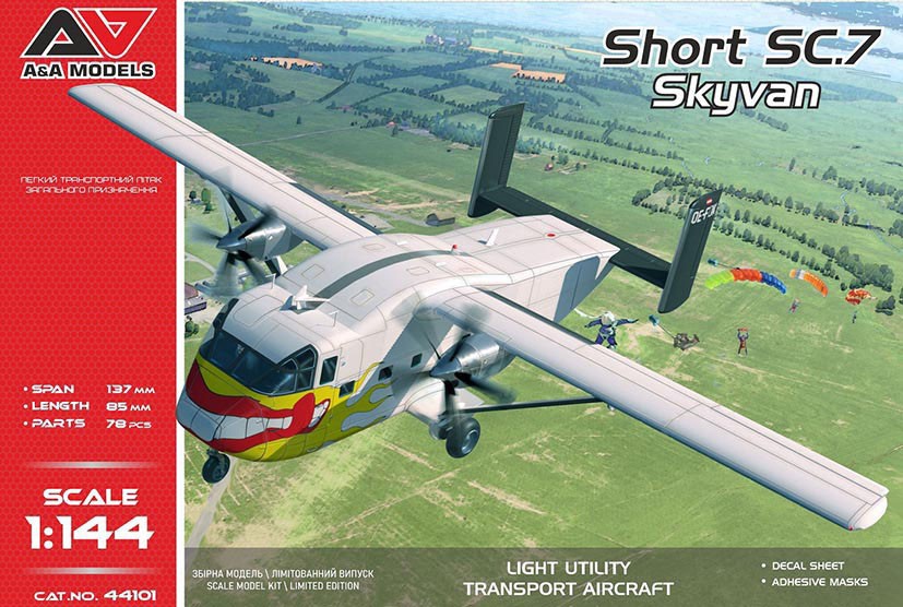 Modelsvit Short SC.7 `SkyVan` (Plastic model) image 2