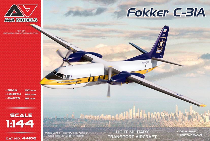 Modelsvit Fokker C-31A (`Golden Knights` parachute team) (Plastic model) image 2