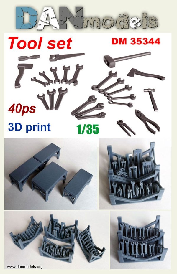 DANmodels 工具套装带工作台(塑料模型) 图片 2