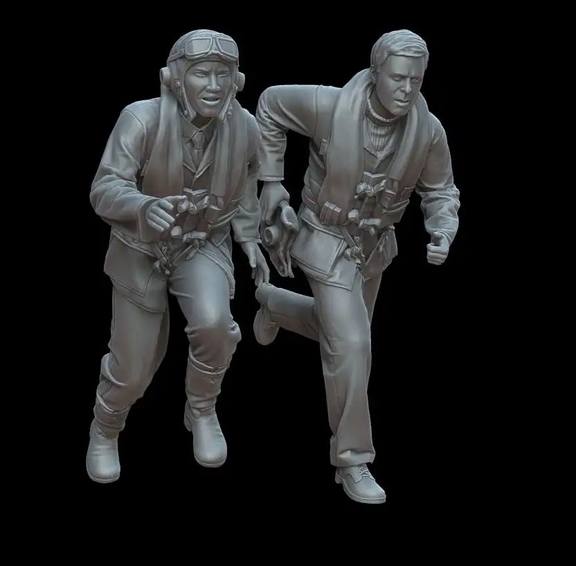 White Stork Miniatures Alarm! British pilots during the Battle of Britain (Plastic model) hình ảnh 2