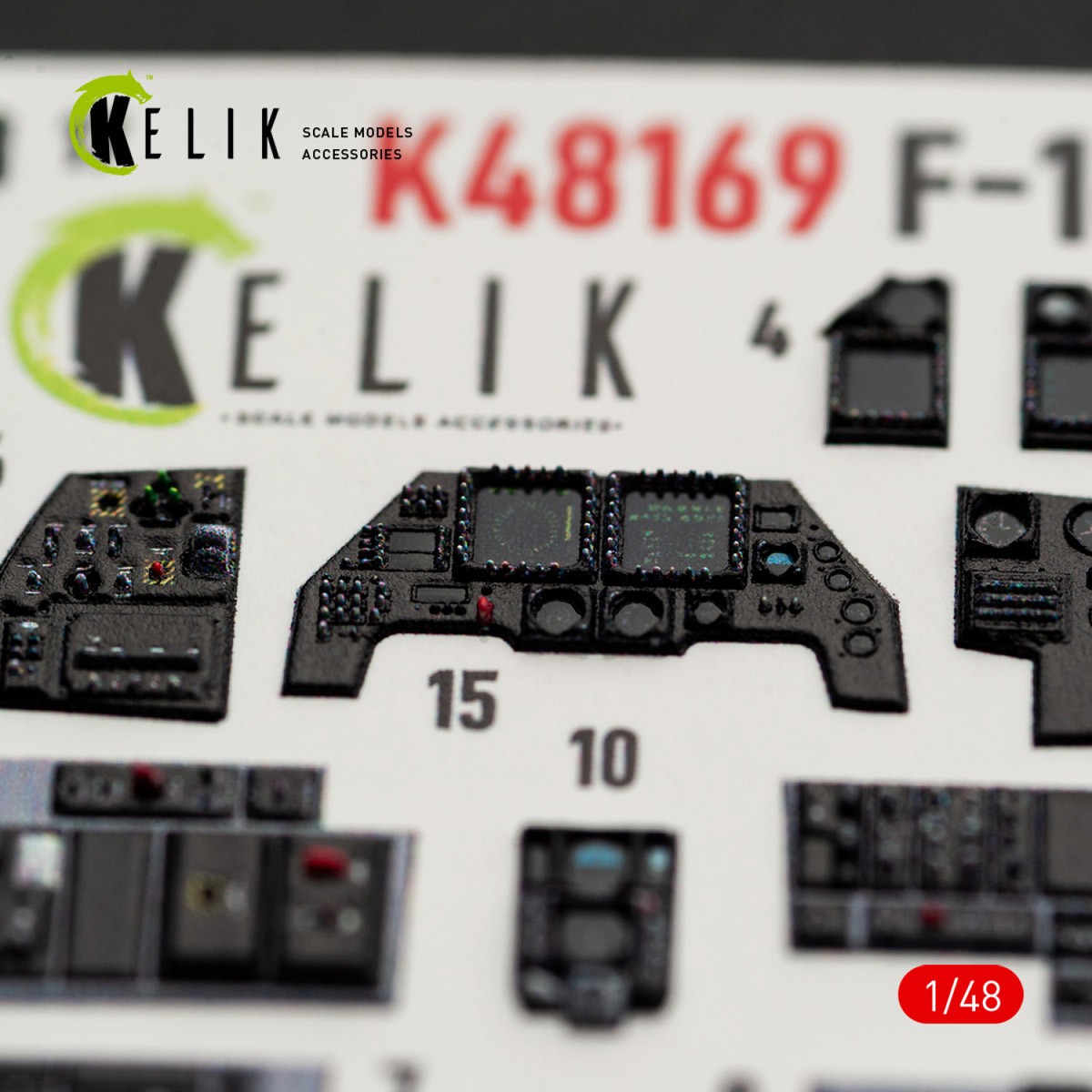 Reskit F-16I SUFA - GWH套件用内构3D水贴 (塑料模型) 图片 7