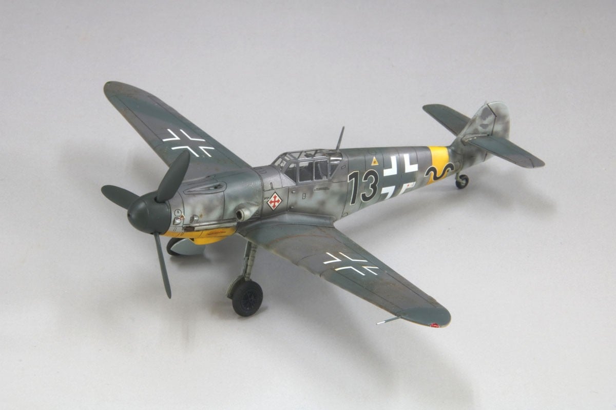 Fine Molds Messerschmitt Bf109 G-2 `Gunther Rall` (Plastic model) gambar 2