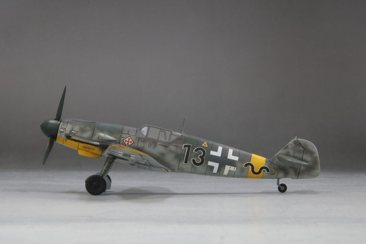 Fine Molds Messerschmitt Bf109 G-2 `Gunther Rall` (Plastic model) gambar 4