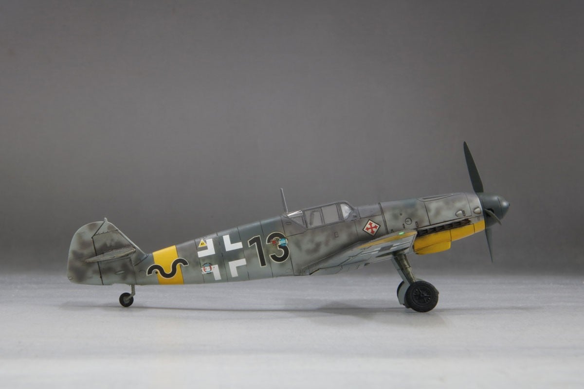 Fine Molds Messerschmitt Bf109 G-2 `Gunther Rall` (Plastic model) gambar 5