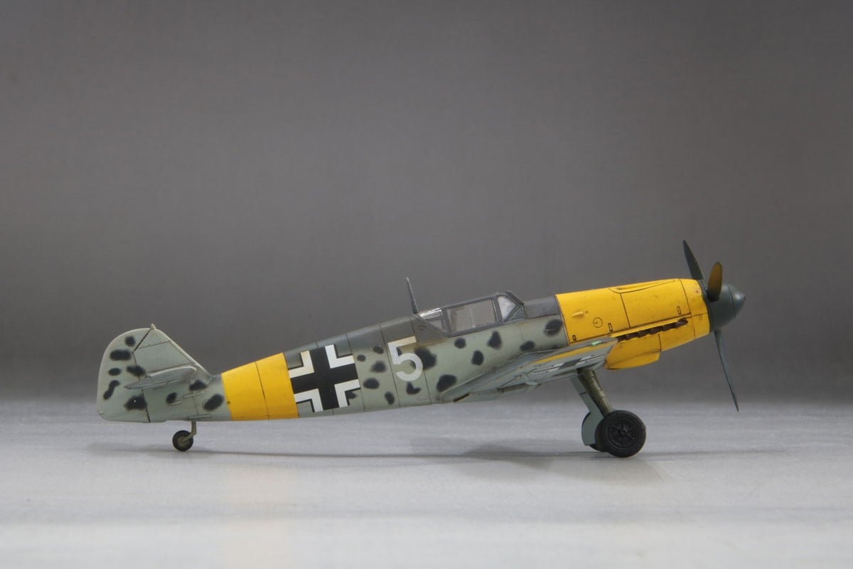 Fine Molds Messerschmitt Bf109 F-4 `Barkhorn` (Plastic model) gambar 4
