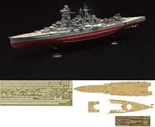 Fujimi IJN Fast Battleship Kongou Full Hull Model Special edition w/Photo-Etched Parts &amp; Wood Deck Seal (Plastic model)