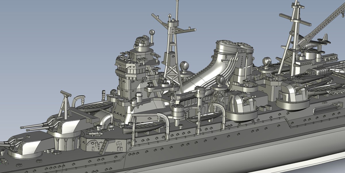 Fujimi IJN Heavy Cruiser Mogami 1942 (Plastic model) image 3