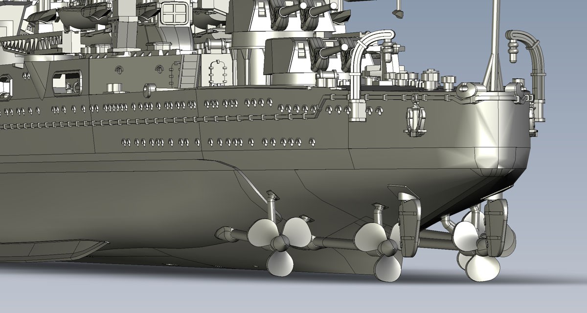 Fujimi IJN Heavy Cruiser Mogami 1942 (Plastic model) image 4