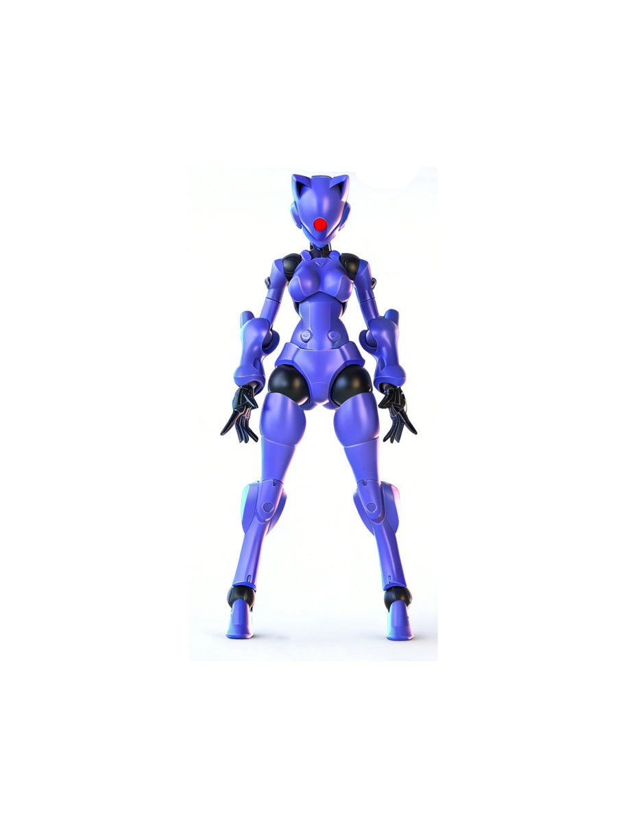 SHEIK MAINLAND 3 min project系列 Xenodash 1/18比例拼装模型 (紫色) (塑料模型) 图片 3
