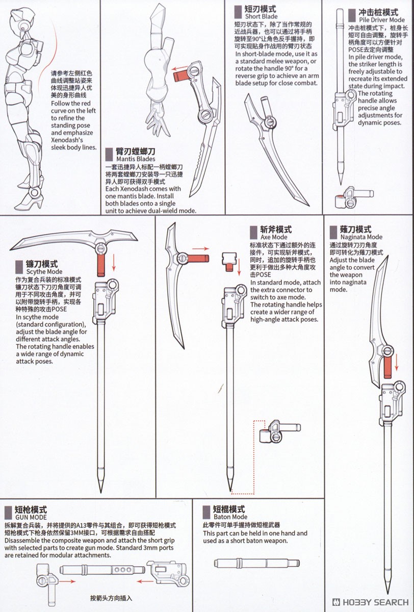 SHEIK MAINLAND 3 min project系列 Xenodash 1/18比例拼装模型 (紫色) (塑料模型) 图片 7