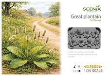 SCENIX Studio Great Plantain Diorama (Plastic model)