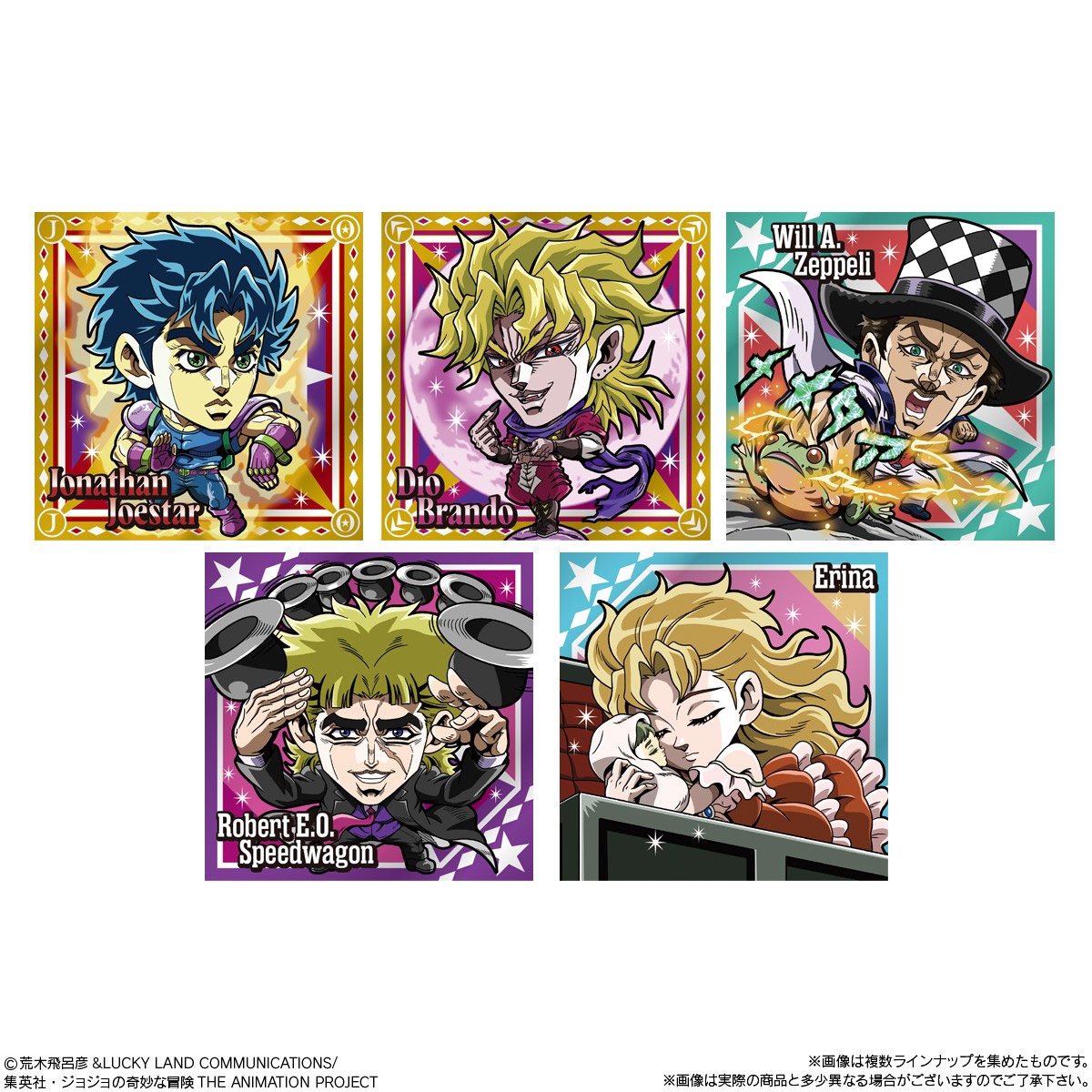 Bandai Niformation JoJo`s Bizarre Adventure Seal Wafer -The Animation Special I- (Set of 20) (Shokugan) hình ảnh 3