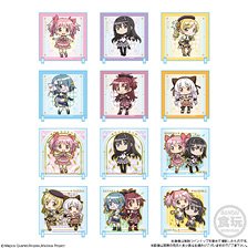 Bandai Chibi CharAcril Puella Magi Madoka Magica the Movie: Walpurgisnacht Rising (Set of 10) (Shokugan)