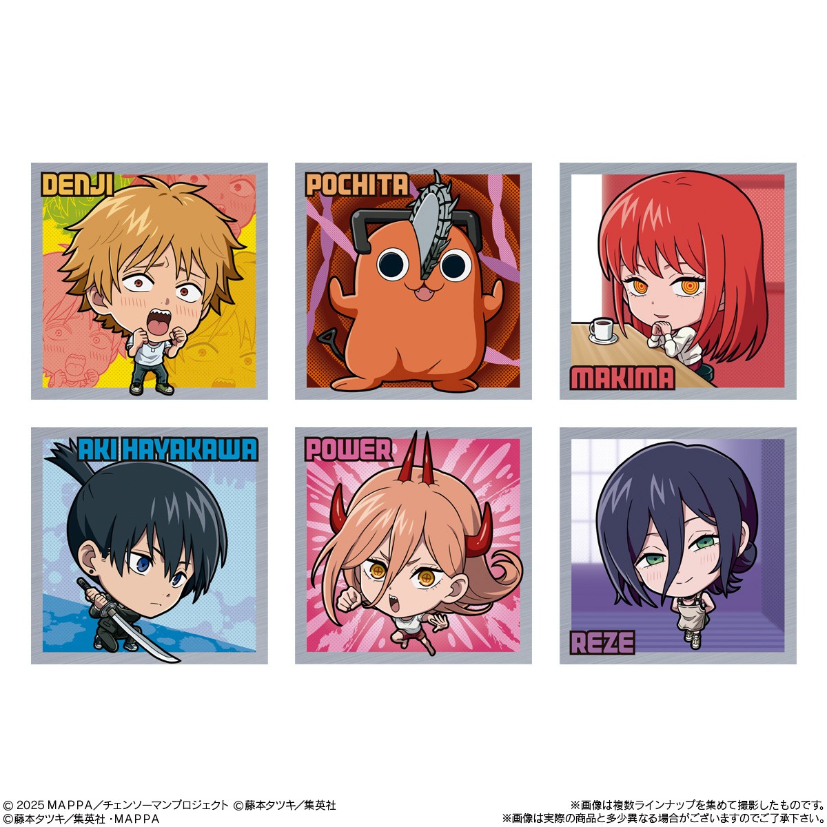 Bandai Niformation Chainsaw Man Sticker Wafer -BEST SELECTION- (Set of 20) (Shokugan) gambar 5