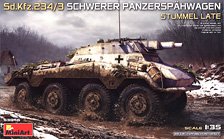 Mini Art Sd.Kfz.234/3 SCHWERER PANZERSPAHWAGEN. STUMMEL LATE (Plastic model) gambar 1