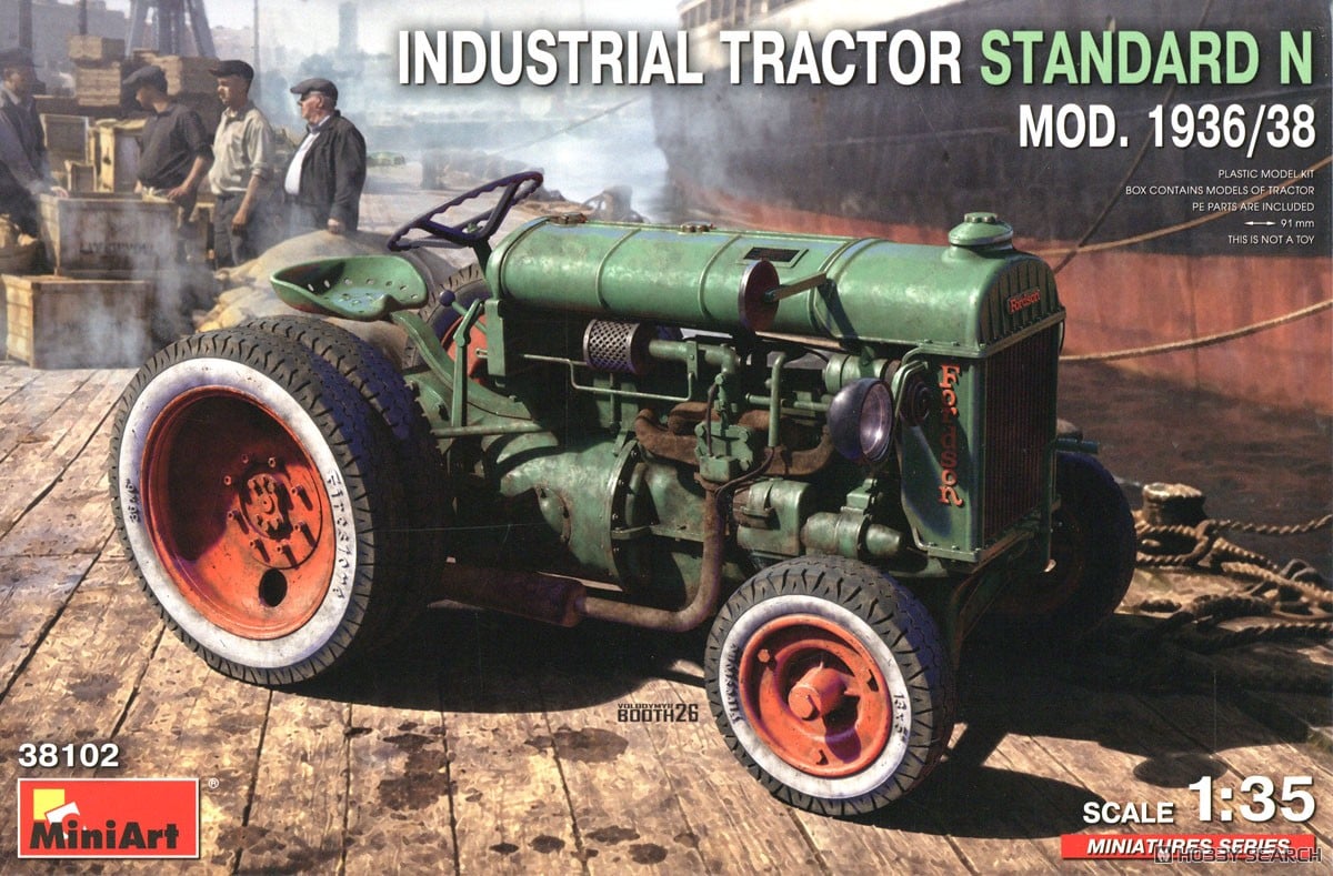 Mini Art INDUSTRIAL TRACTOR STANDARD N MOD. 1936/38 图片 2