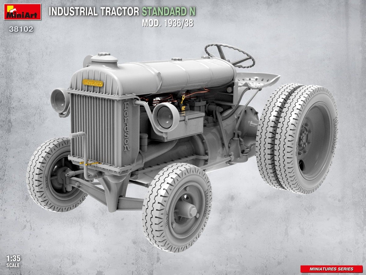 Mini Art INDUSTRIAL TRACTOR STANDARD N MOD. 1936/38 图片 6