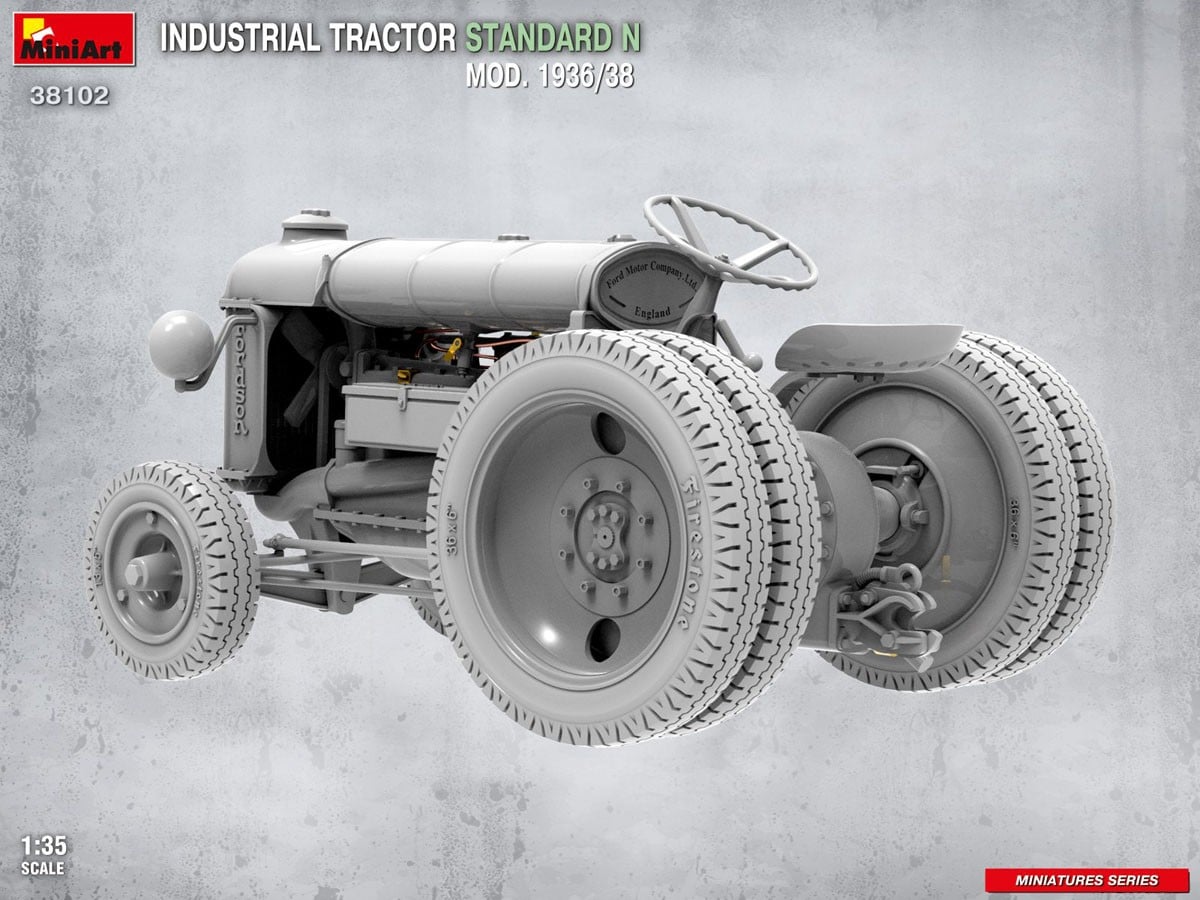 Mini Art INDUSTRIAL TRACTOR STANDARD N MOD. 1936/38 图片 7