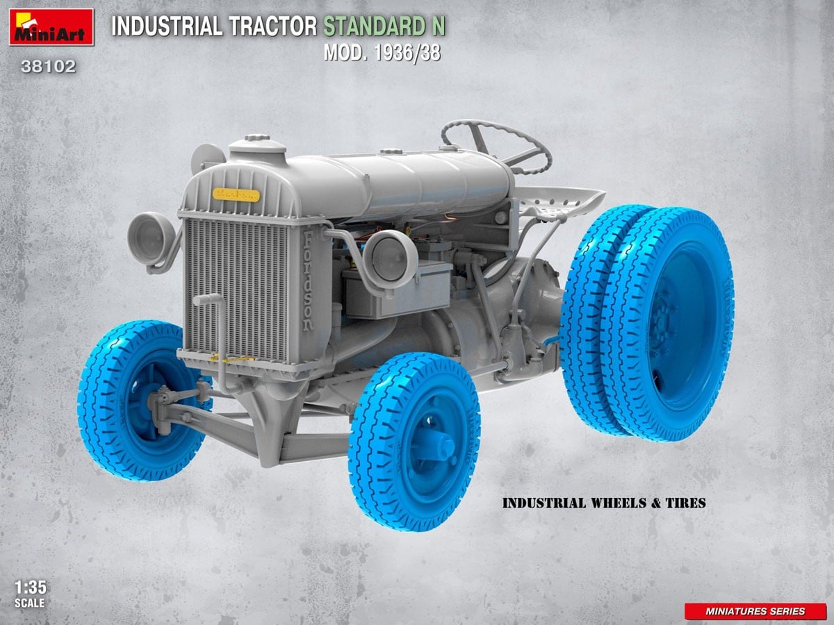 Mini Art INDUSTRIAL TRACTOR STANDARD N MOD. 1936/38 图片 8