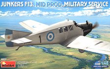 Mini Art JUNKERS F13. MID PROD. MILITARY SERVICE (Plastic model)