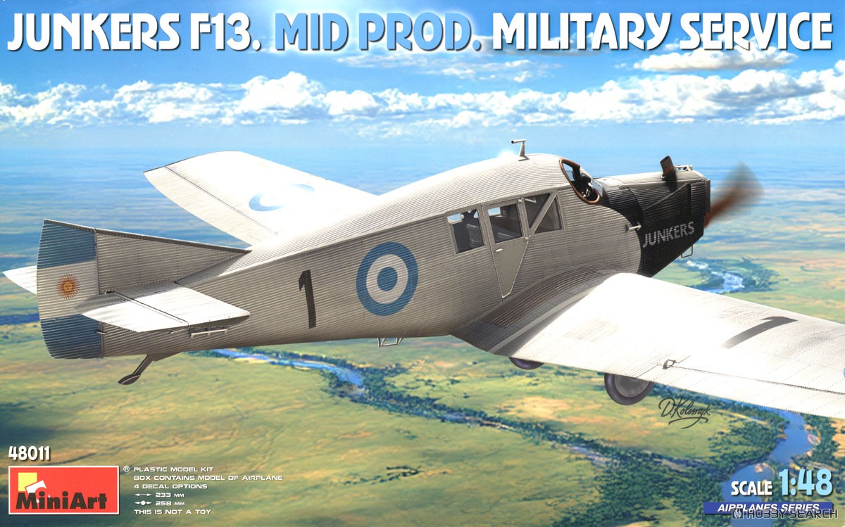 Mini Art JUNKERS F13. MID PROD. MILITARY SERVICE (Plastic model) Bild 2