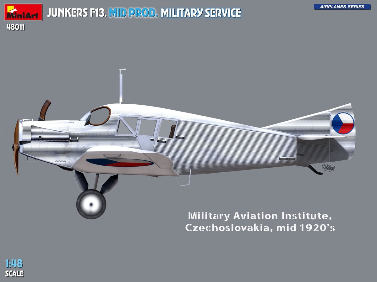 Mini Art JUNKERS F13. MID PROD. MILITARY SERVICE (Plastic model) Bild 7