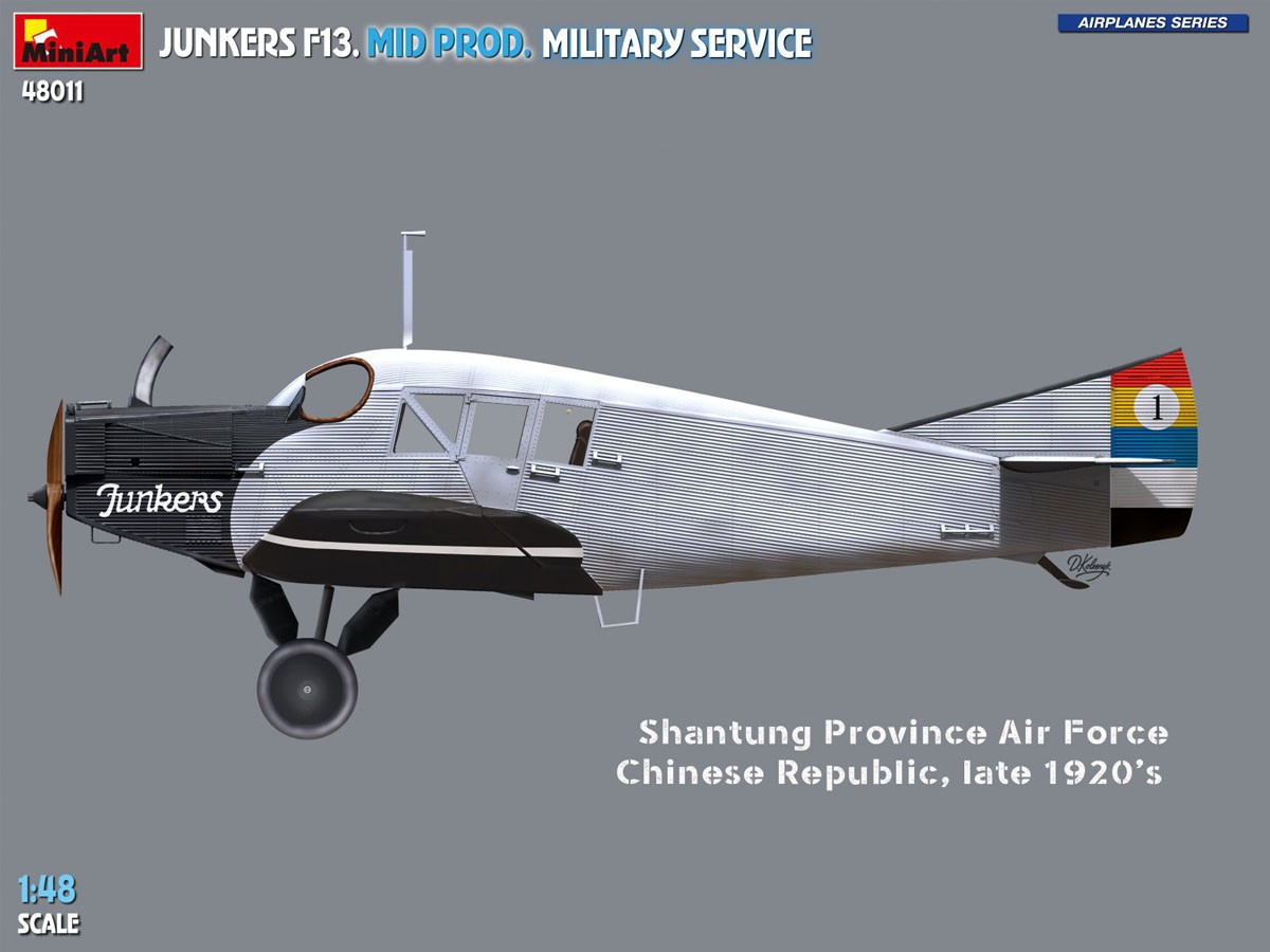 Mini Art JUNKERS F13. MID PROD. MILITARY SERVICE (Plastic model) Bild 8