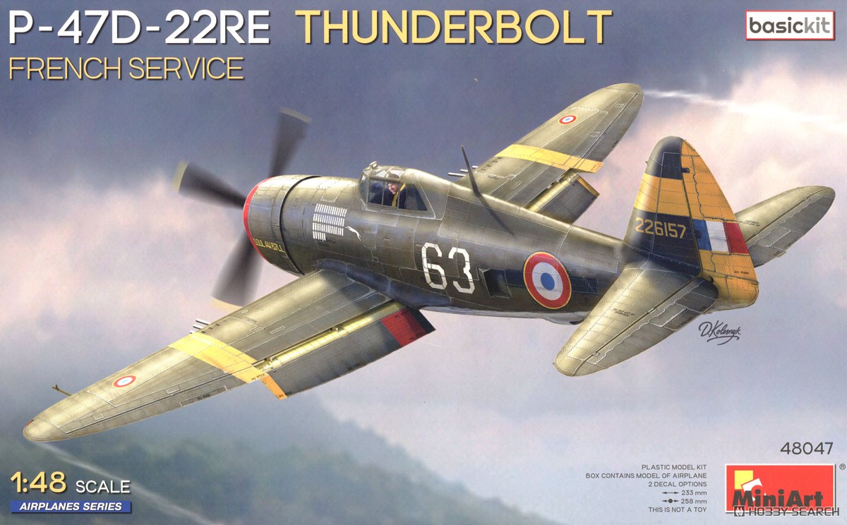Mini Art P-47D-22RE THUNDERBOLT. FRENCH SERVICE. BASIC KIT (Plastic model) Bild 2