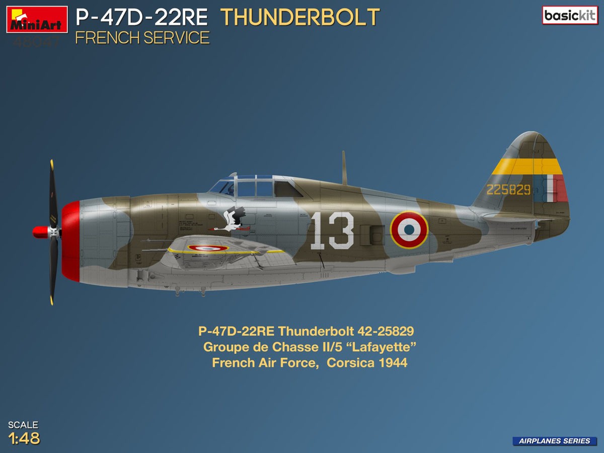 Mini Art P-47D-22RE THUNDERBOLT. FRENCH SERVICE. BASIC KIT (Plastic model) Bild 6