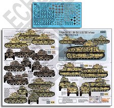 Echelon Fine Details Pz.Kpfw.35R 731[f], 38H 735[f] &amp; 35S 739[f] in France (Decal)
