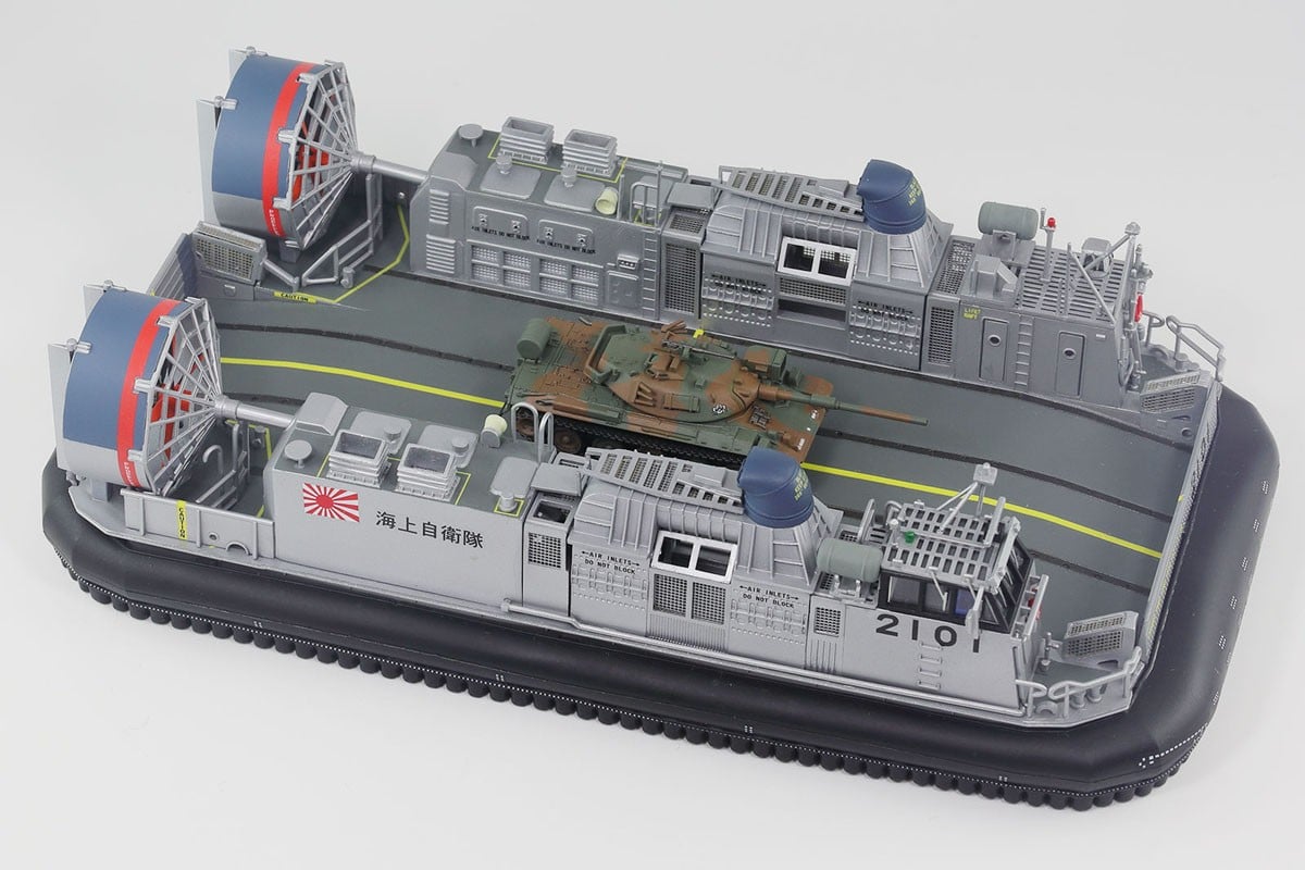 Pit-Road JMSDF Landing Craft Air Cushion Type No.1 w/JGSDF Type 74 Main Battle Tank (Set of 1) รูปภาพ 5