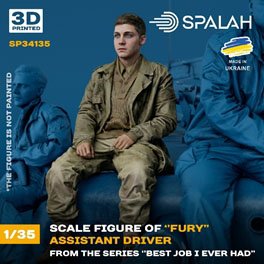 Spalah Figure `Assistant driver of `Fury` from the series `Best Job i ever had` (Plastic model) imagen 2