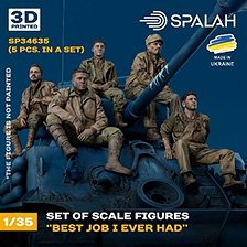 Spalah Set of figures `Best job i ever had` (Plastic model) gambar 1