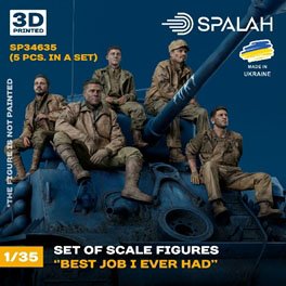 Spalah Set of figures `Best job i ever had` (Plastic model) gambar 2