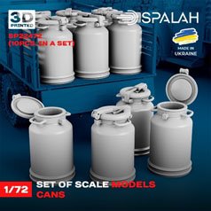Spalah Maßstabsmodell-Set Dosen, (10 Stück) (Plastikmodell) Bild 2