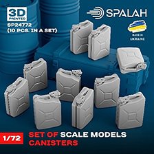 Spalah Canisters Scale Model Set (10 pcs.) (Plastic Model)