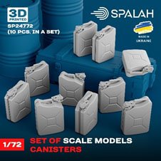 Spalah Set of scale models `Canisters``, (10 pcs.) (Plastic model) imagen 2