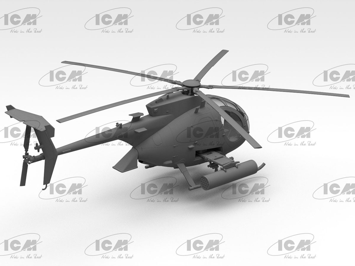 ICM AH-6J Little Bird US Special Forces Attack Helicopter Bild 4