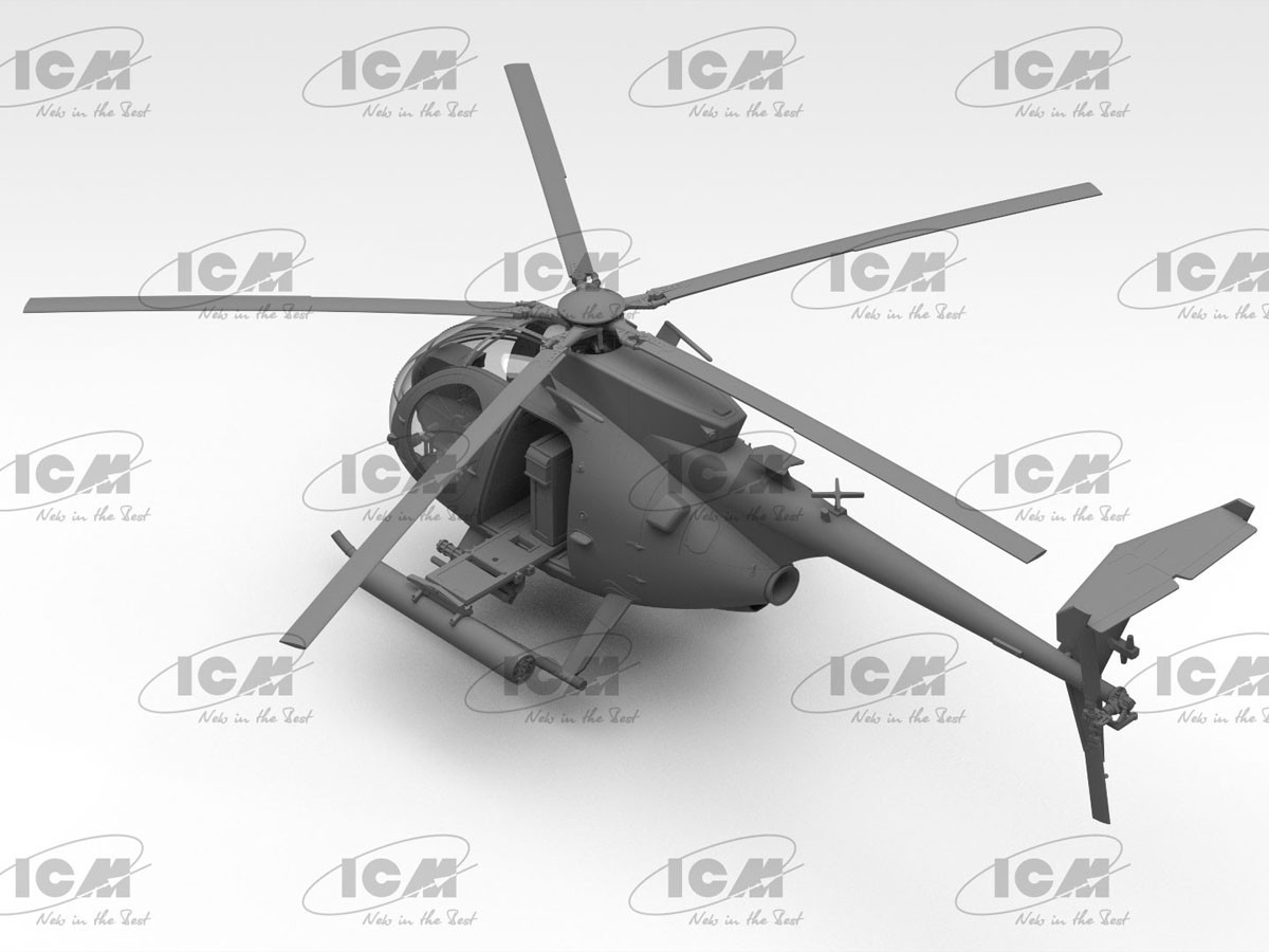ICM AH-6J Little Bird US Special Forces Attack Helicopter Bild 5