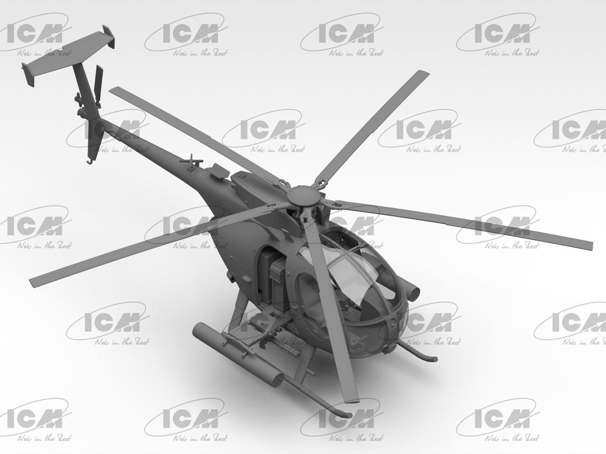 ICM AH-6J Little Bird US Special Forces Attack Helicopter Bild 6