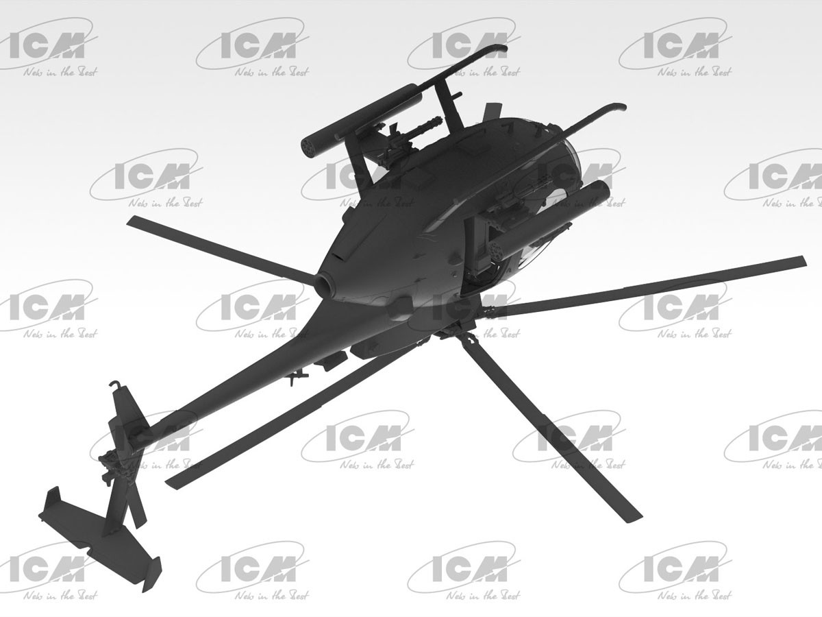ICM AH-6J Little Bird US Special Forces Attack Helicopter Bild 7