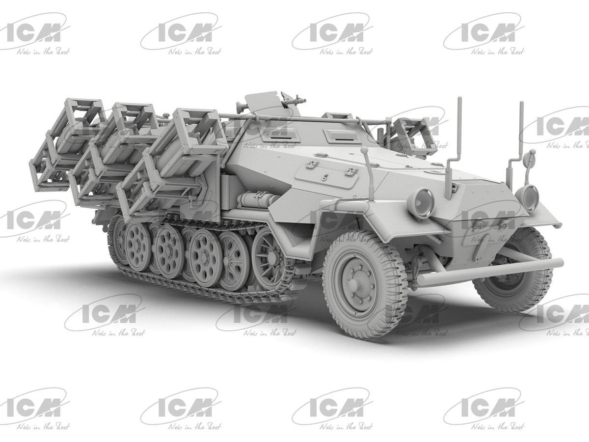 ICM WWII German MLRS `Stuka zu Fuss` Sd.Kfz. 251/1 Ausf.B (Plastic model) Bild 4