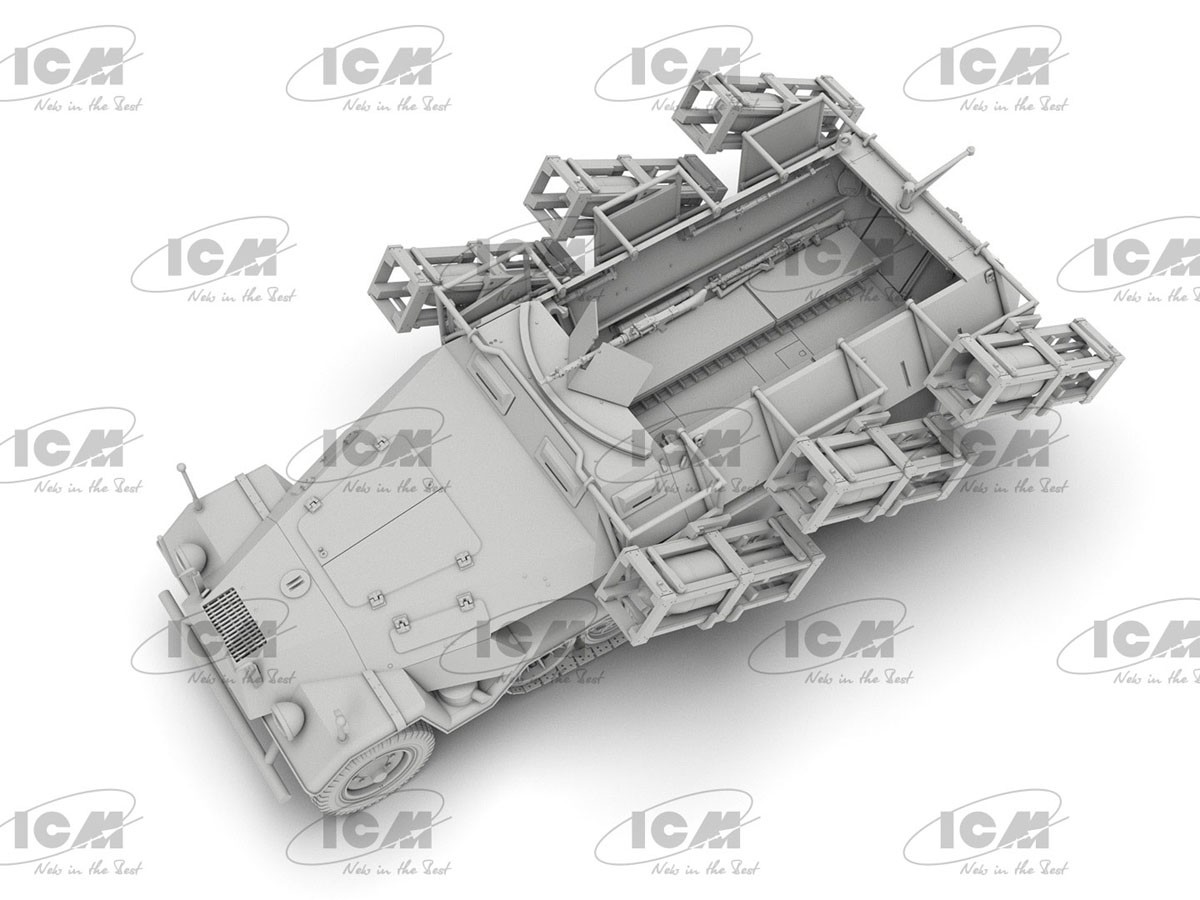 ICM WWII German MLRS `Stuka zu Fuss` Sd.Kfz. 251/1 Ausf.B (Plastic model) Bild 5