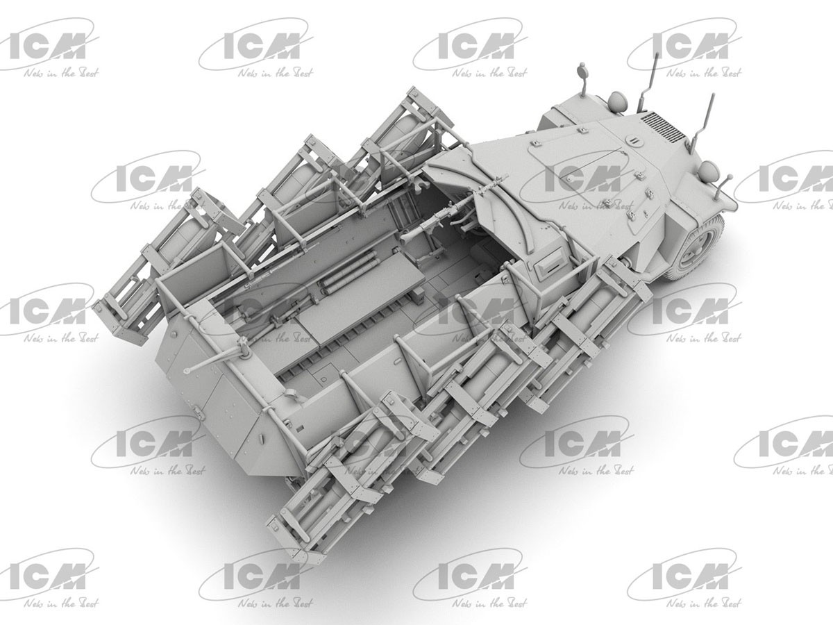 ICM WWII German MLRS `Stuka zu Fuss` Sd.Kfz. 251/1 Ausf.B (Plastic model) Bild 6