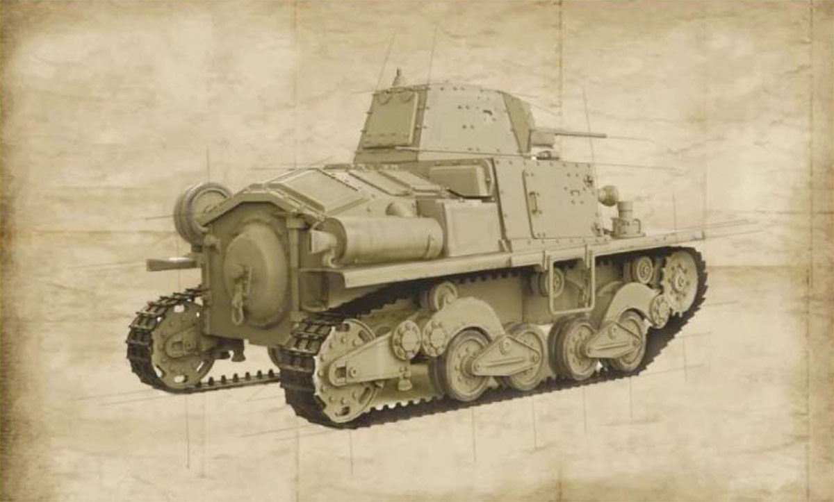Italeri WWII Italian Carro Armato L6/40 (Plastic model) image 2