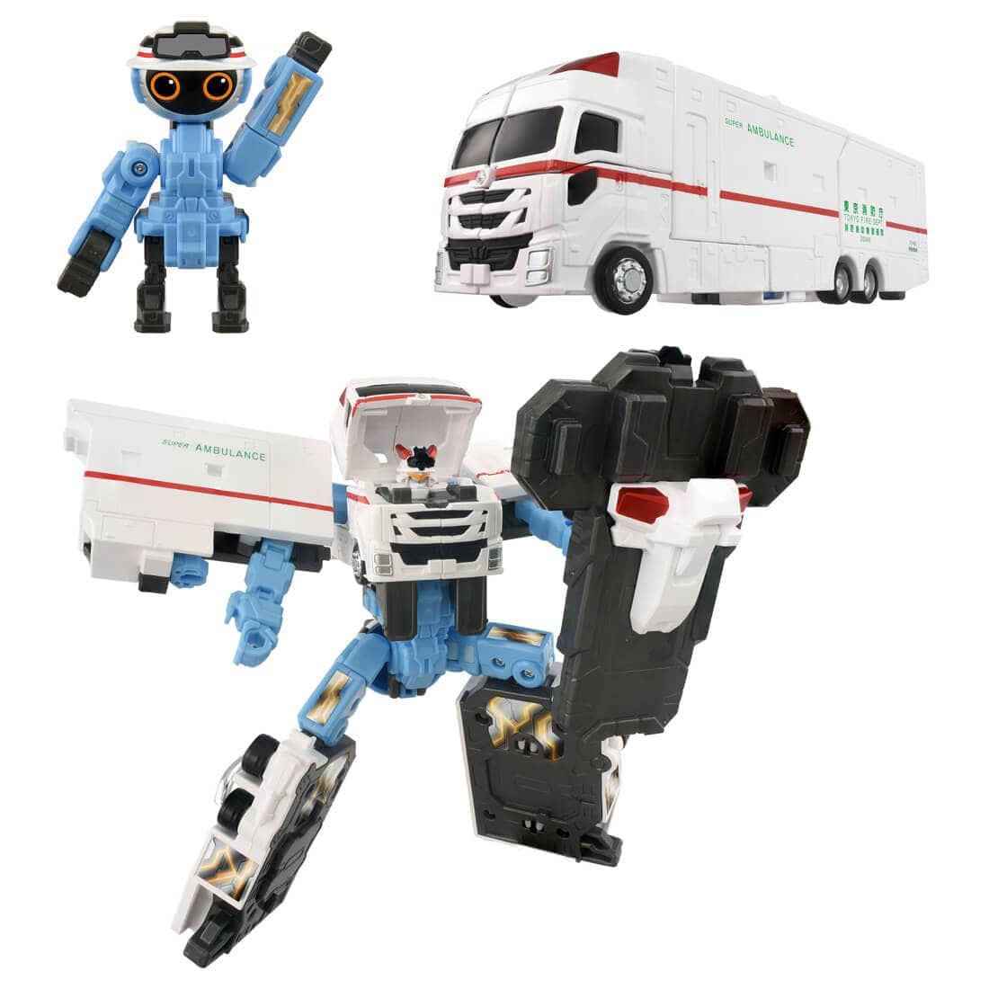 Tomy (TakaraTomy) Tomica Joblabor TJBDX Exceed Job Labor Police Fire and Ambulance Transcendence DX Set (Tomica) Bild 5